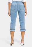 NYDJ Marilyn Straight Crop Jeans In Cool Embrace® Denim With Cuffs - Lakefront
