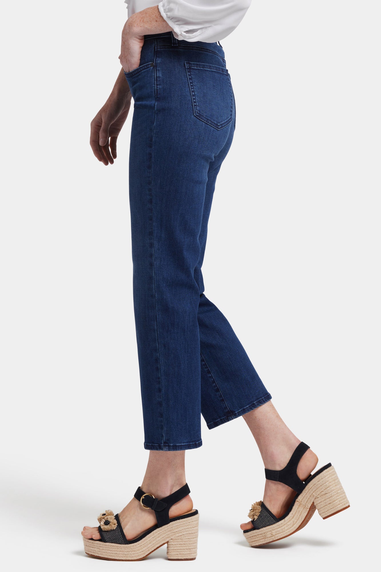 NYDJ Marilyn Straight Ankle Jeans In Cool Embrace® Denim - Ibiza Blues