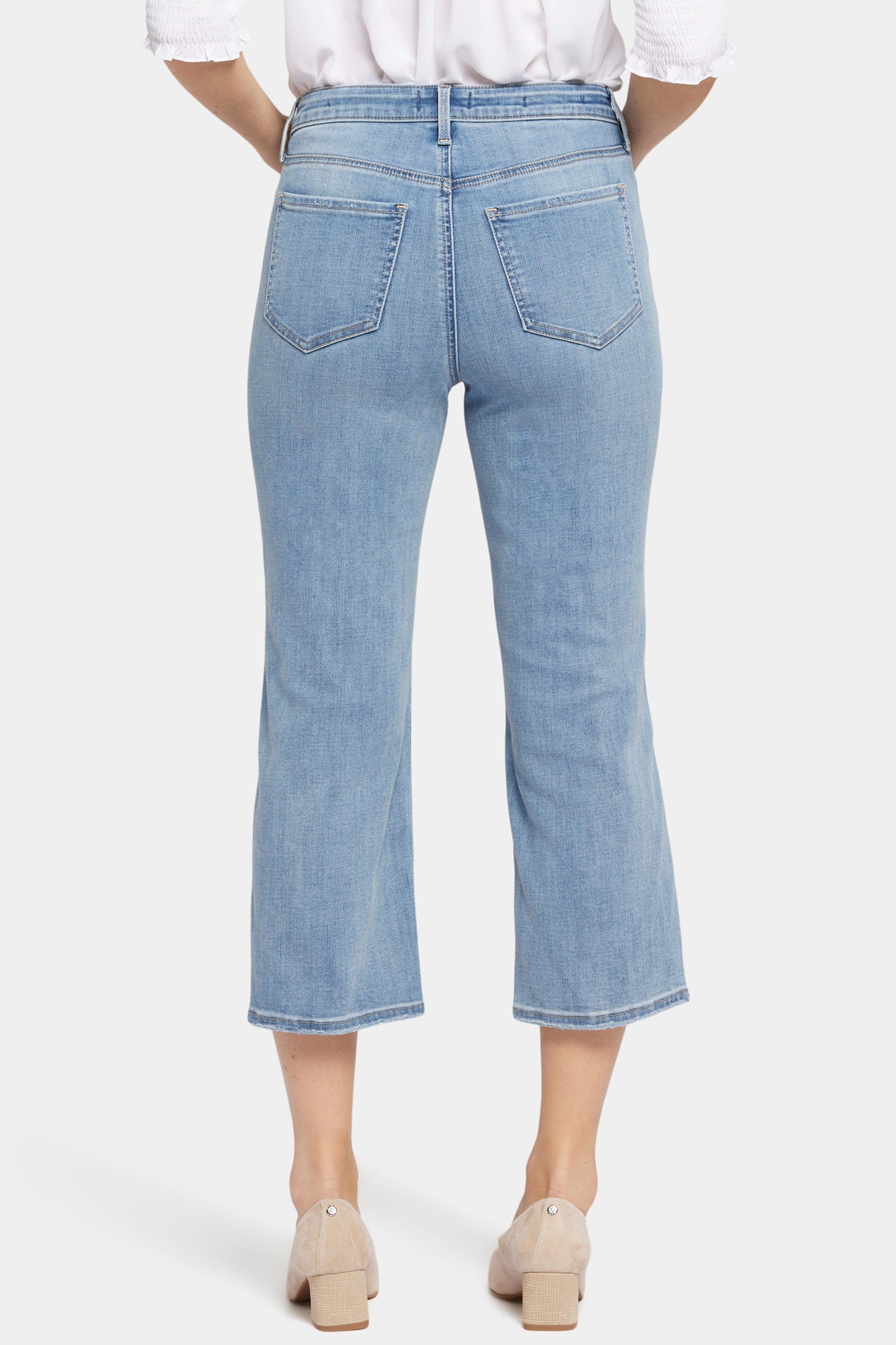 Joni Relaxed Capri Jeans With High Rise - Lakefront Blue | NYDJ