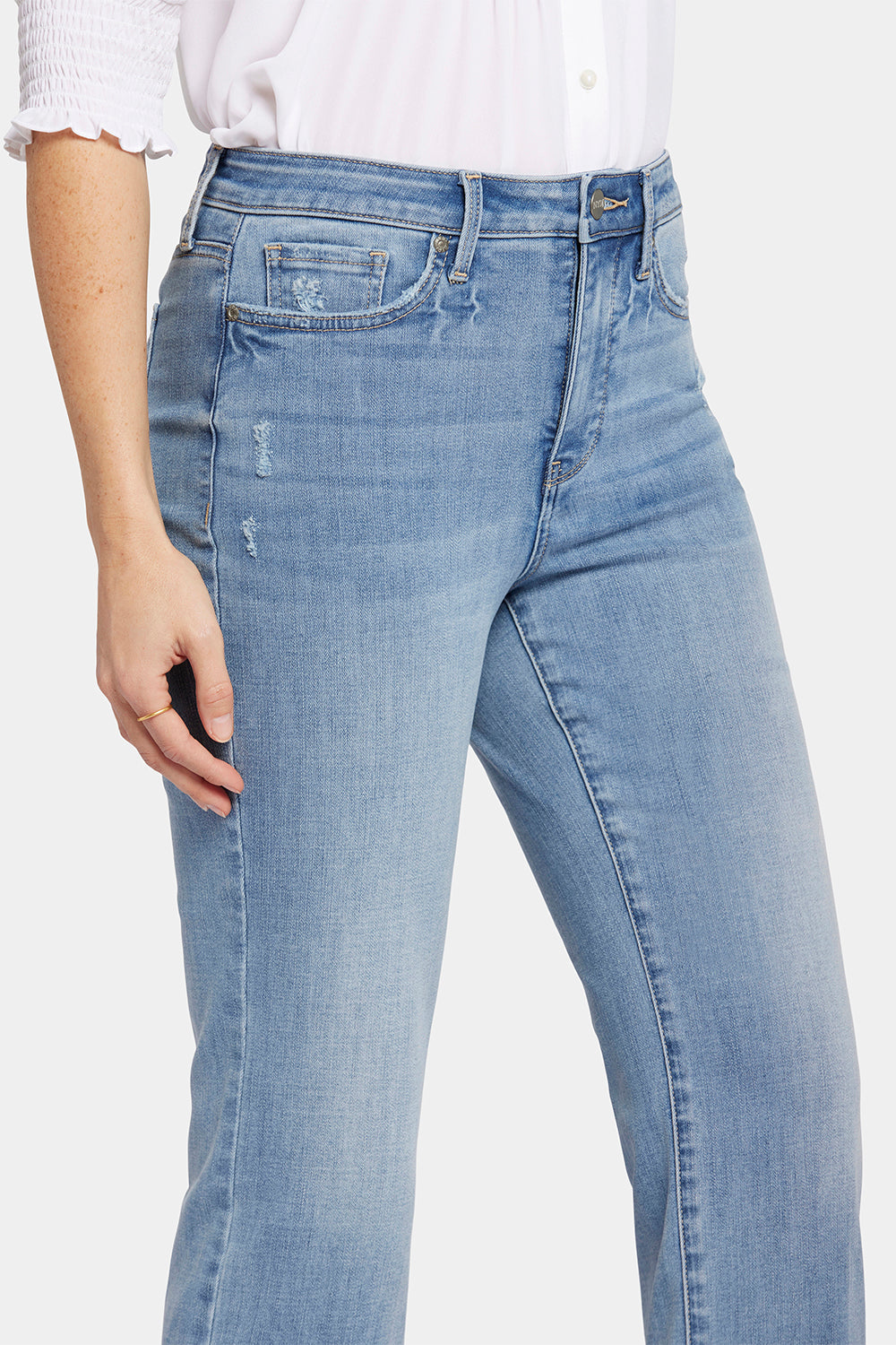 NYDJ Joni Relaxed Capri Jeans With High Rise - Lakefront