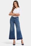 NYDJ Mia Palazzo Ankle Jeans With High Rise And Released Shadow Hems - Stone Bridge