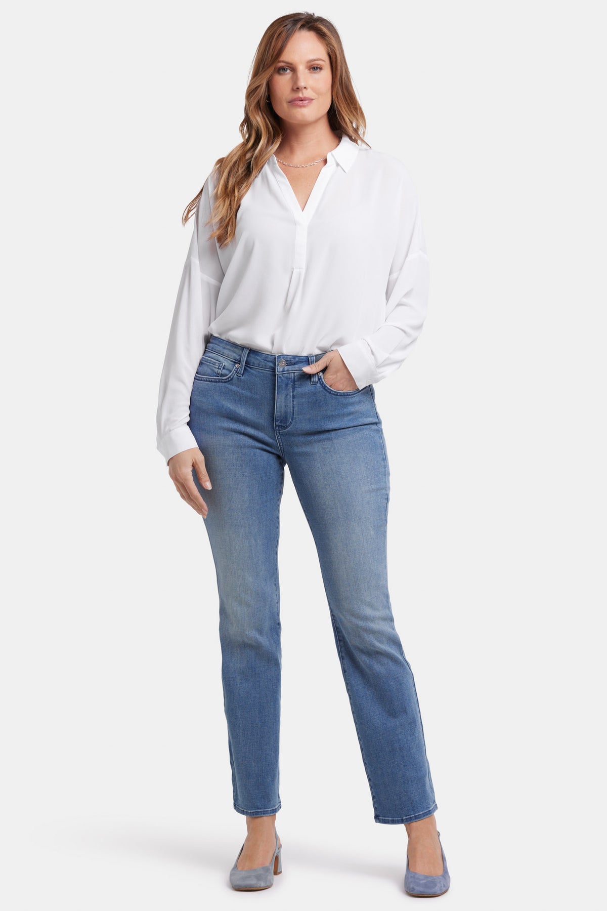 NYDJ Barbara Bootcut Jeans  - Brickell