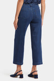 NYDJ Teresa Wide Leg Ankle Jeans With 1" Hems - Indigo Maison Geo