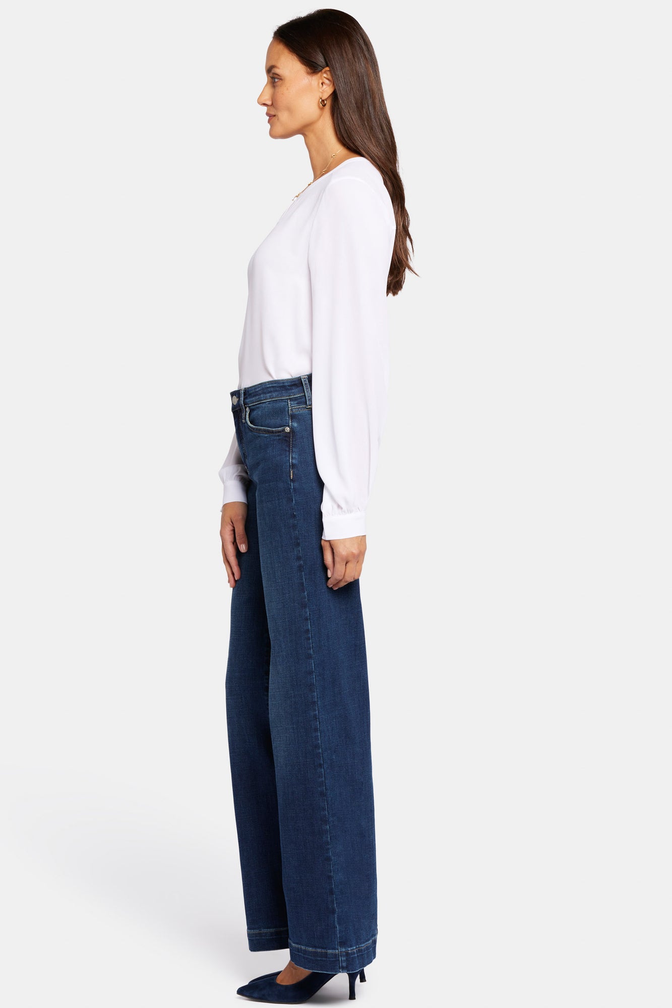 NYDJ Teresa Wide Leg Jeans With 1 1/2