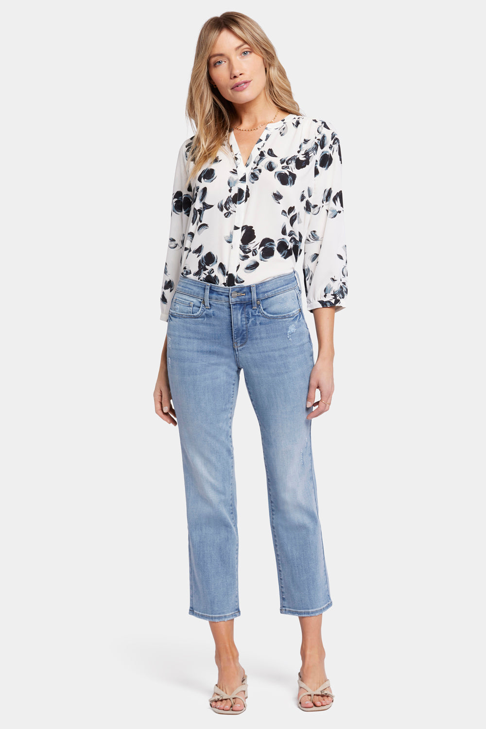 NYDJ Marilyn Straight Ankle Jeans  - Lakefront