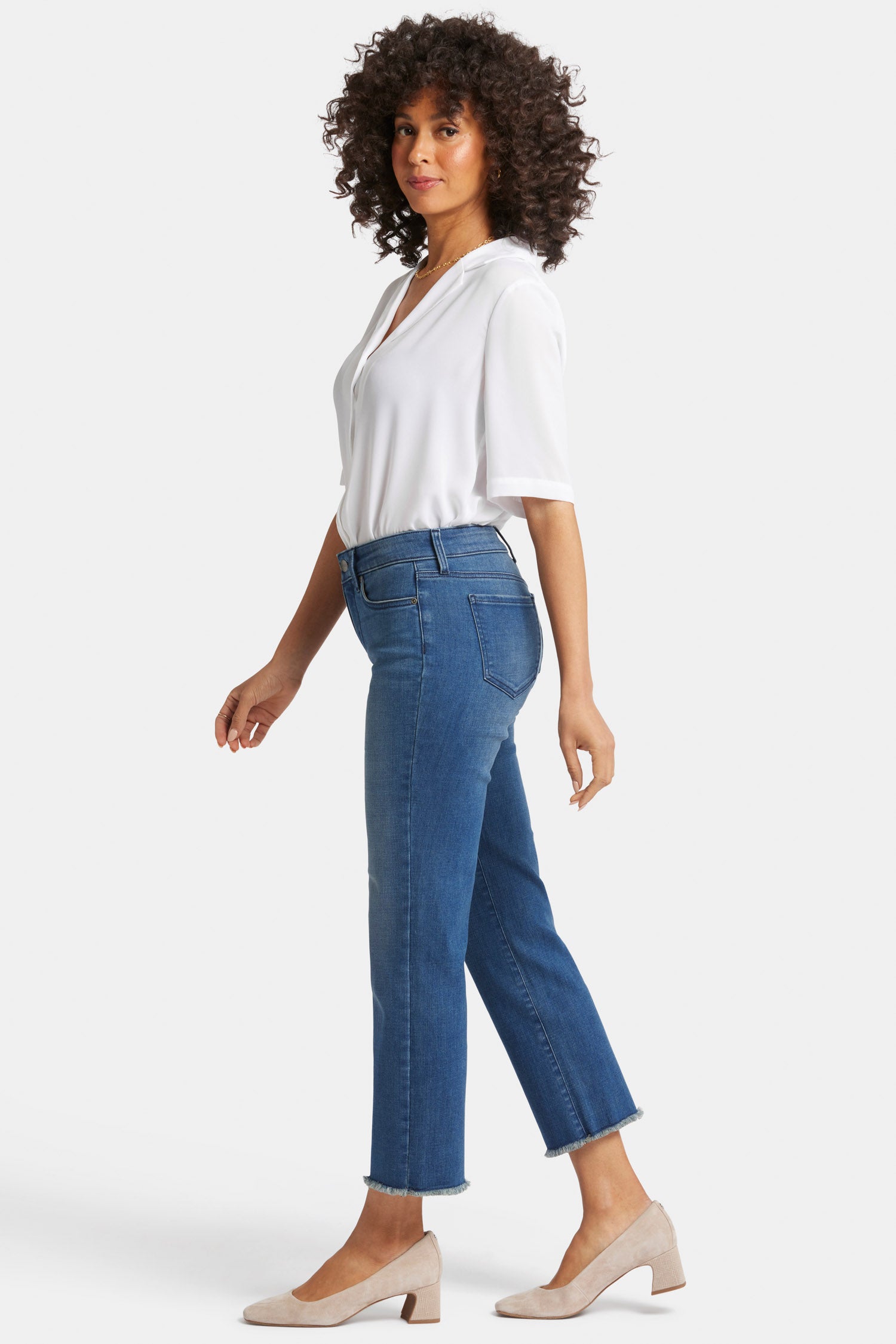 E♡☺︎ Marilyn Straight Ankle Jeans In Cool Embrace® Denim