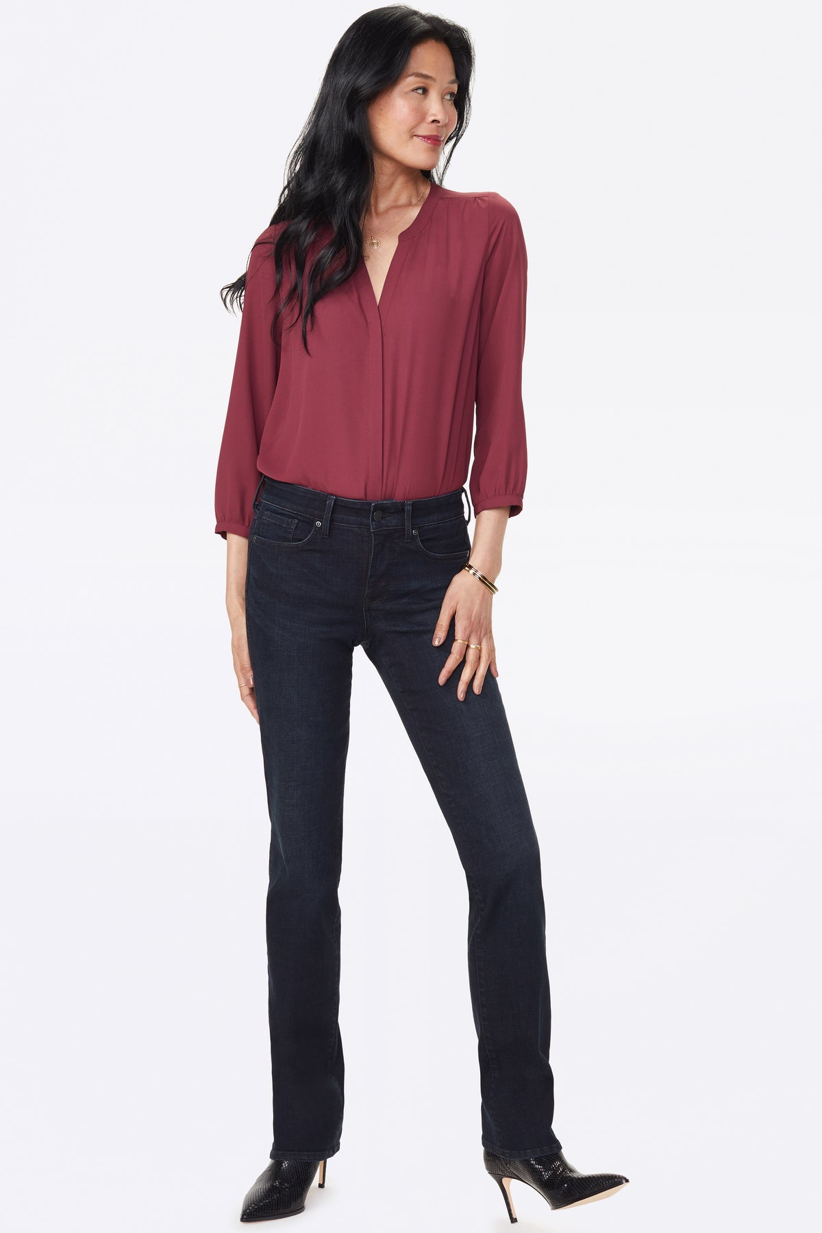 NYDJ Marilyn Straight Jeans  - Quentin