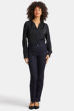 NYDJ Marilyn Straight Jeans With High Rise And Wide Waistband - Magical