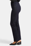 NYDJ Marilyn Straight Jeans With High Rise And Wide Waistband - Magical