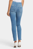 NYDJ Skinny Ankle Pull-On Jeans With Side Slits - Clean Brickell