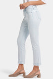 NYDJ Sheri Slim Ankle Jeans With Roll Cuffs - Glacier Frost