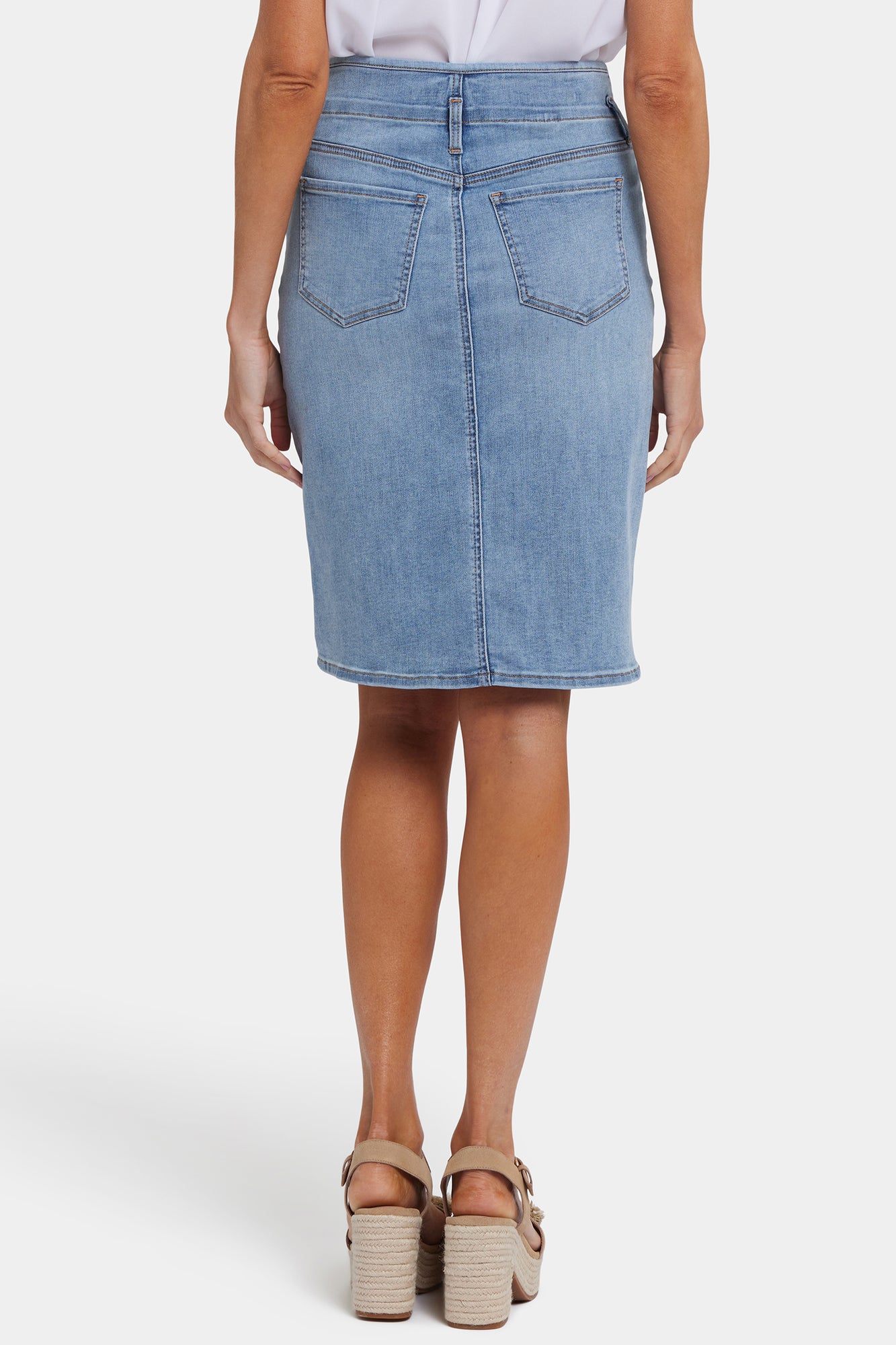 NYDJ High Waist Skirt  - Santiago Sea