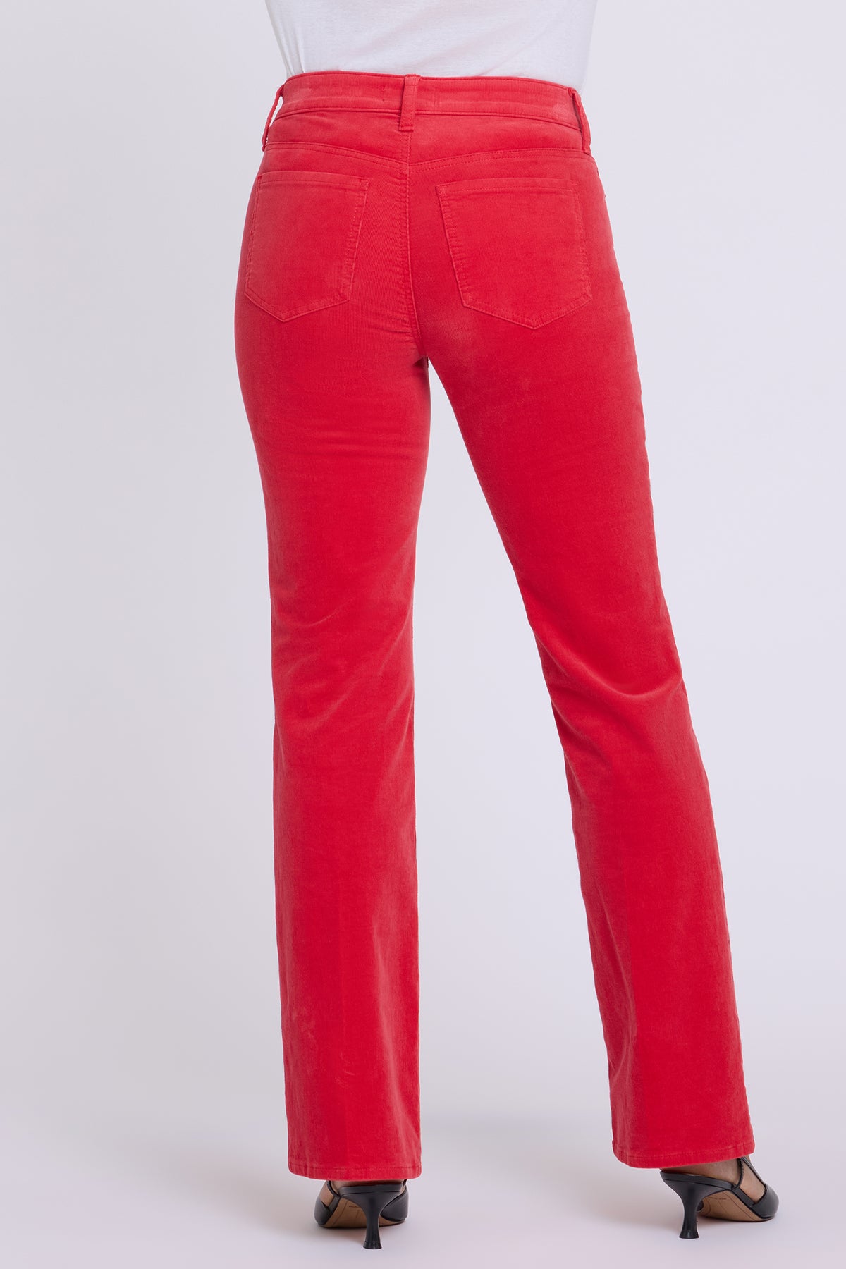 NYDJ Brooklyn Bootcut Pants In Fine Wale Stretch Corduroy - Camellia