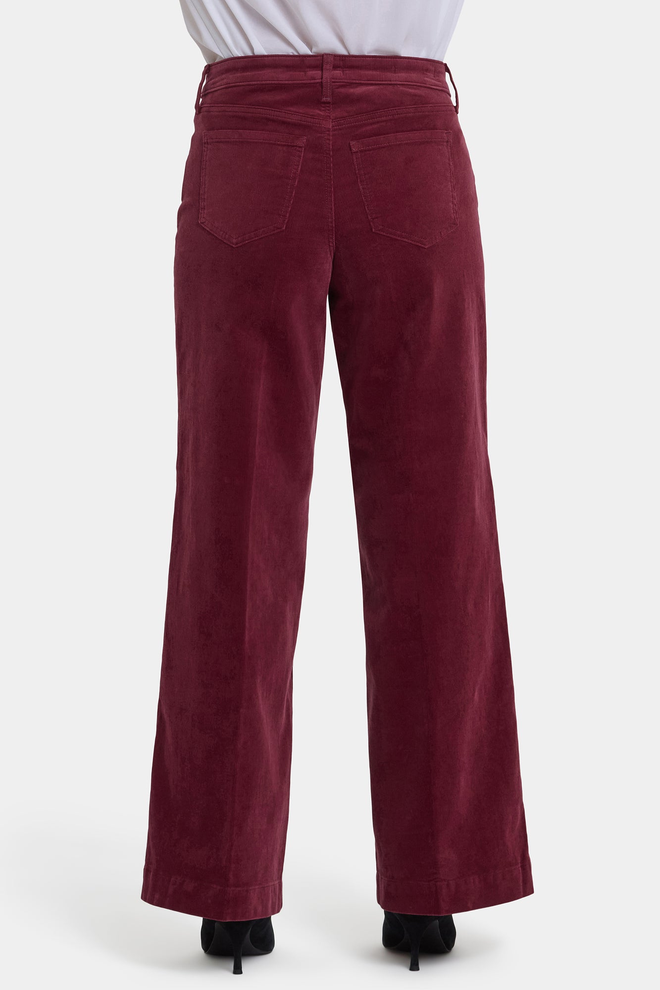 NYDJ Teresa Wide Leg Pants In Fine Wale Stretch Corduroy With 1 1/2