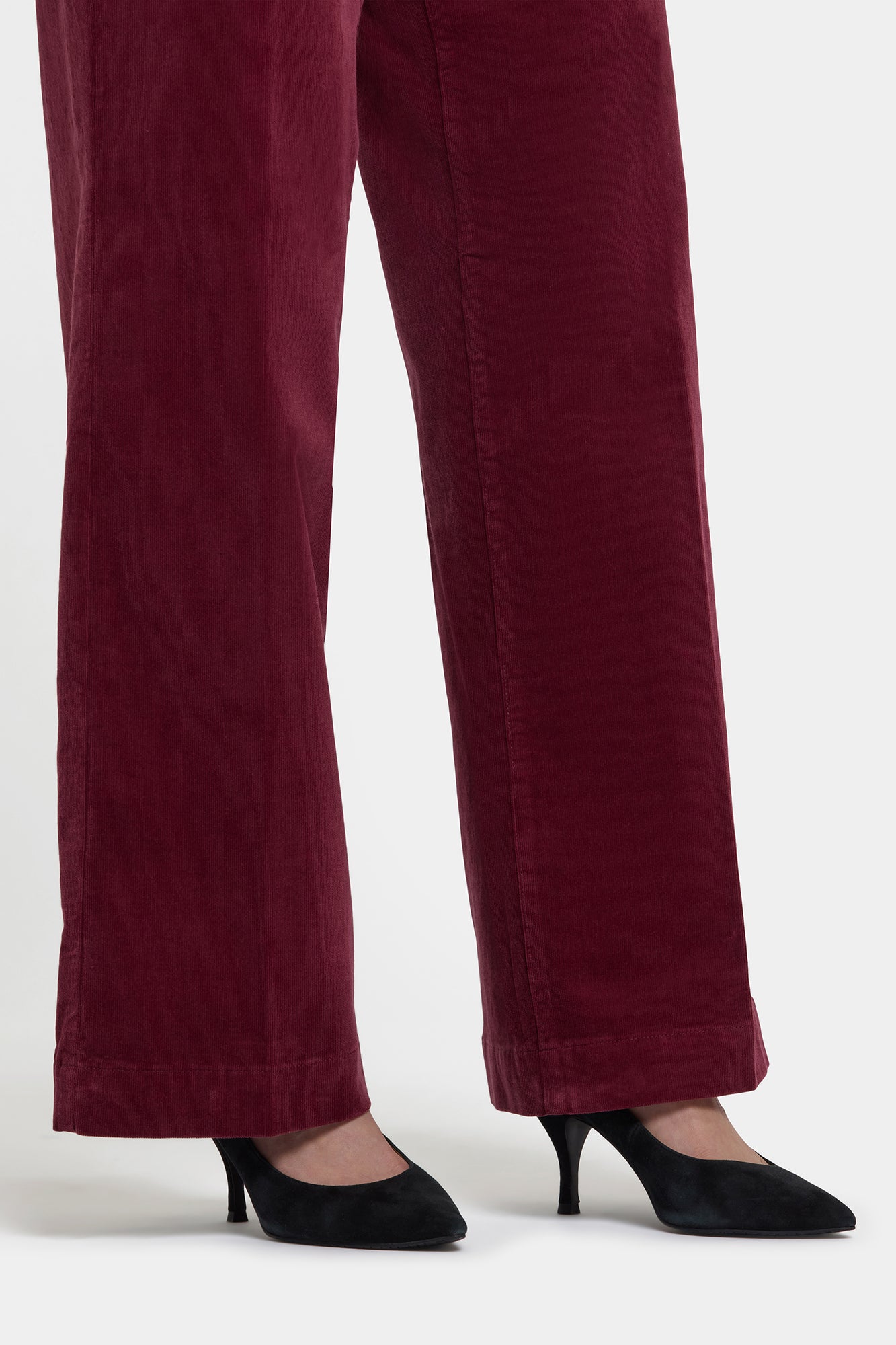 NYDJ Teresa Wide Leg Pants In Fine Wale Stretch Corduroy With 1 1/2