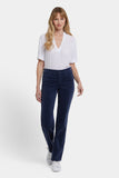 NYDJ Marilyn Straight Pants In Fine Wale Stretch Corduroy - Dark Night