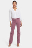 NYDJ Marilyn Straight Pants In Fine Wale Stretch Corduroy - Fairy Falls