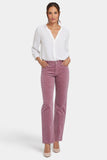 NYDJ Marilyn Straight Pants In Fine Wale Stretch Corduroy - Fairy Falls