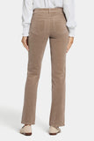 NYDJ Marilyn Straight Pants In Fine Wale Stretch Corduroy - Saddlewood