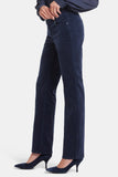 NYDJ Marilyn Straight Pants In Fine Wale Stretch Corduroy - Starless Sky