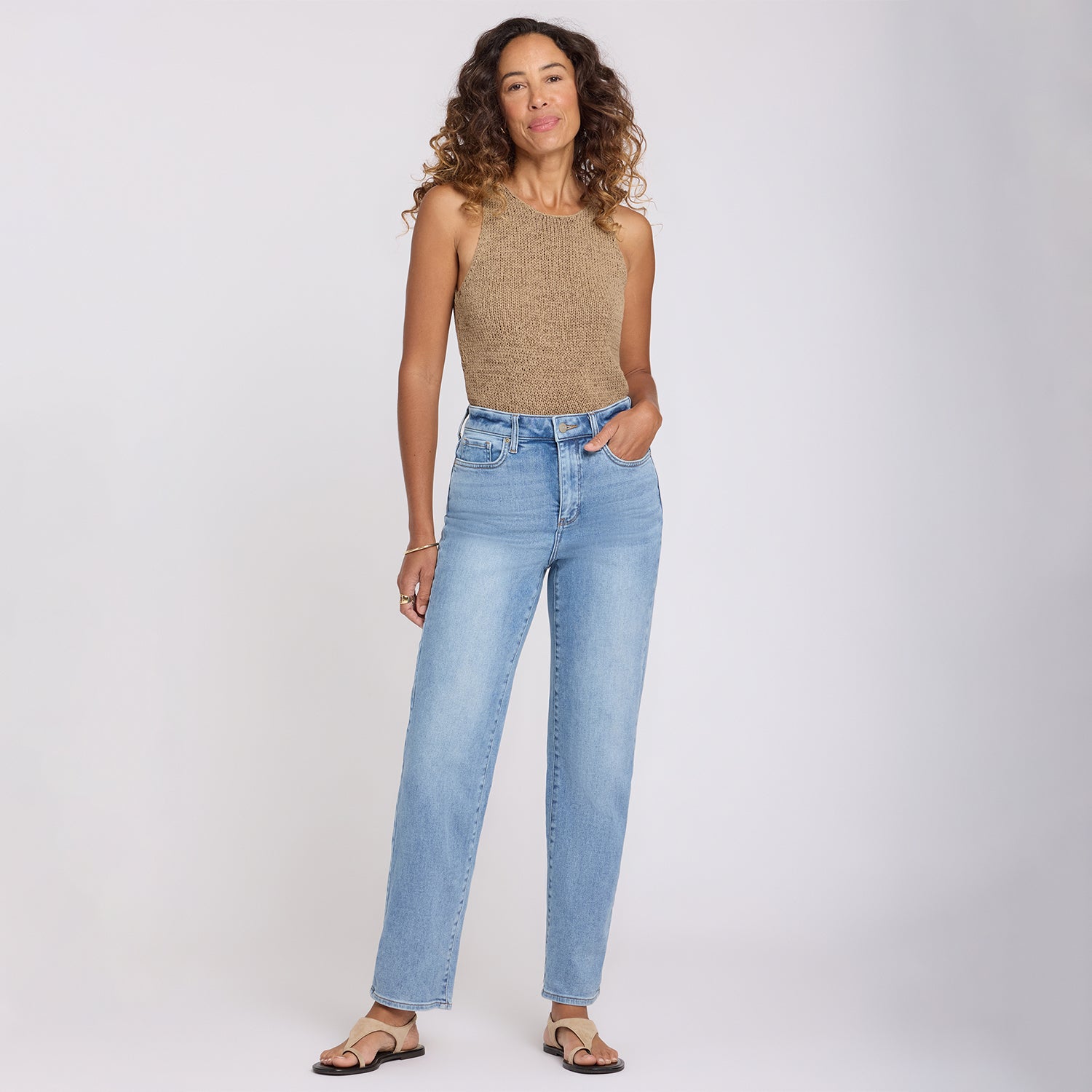 Kasey Stovepipe Jeans - Mist Springs Blue | NYDJ