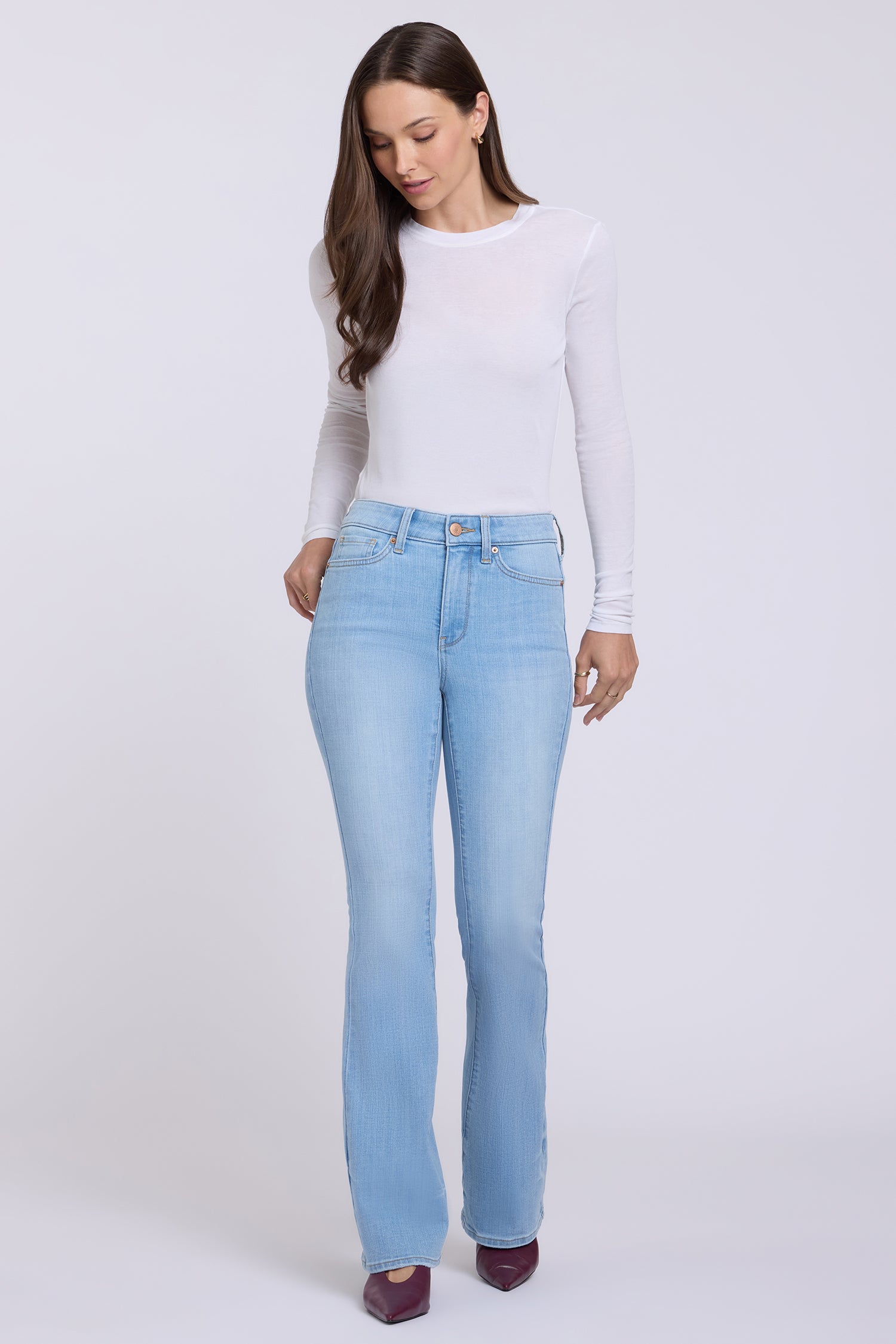 NYDJ Felicity Flared Jeans With High Rise - Alyssum