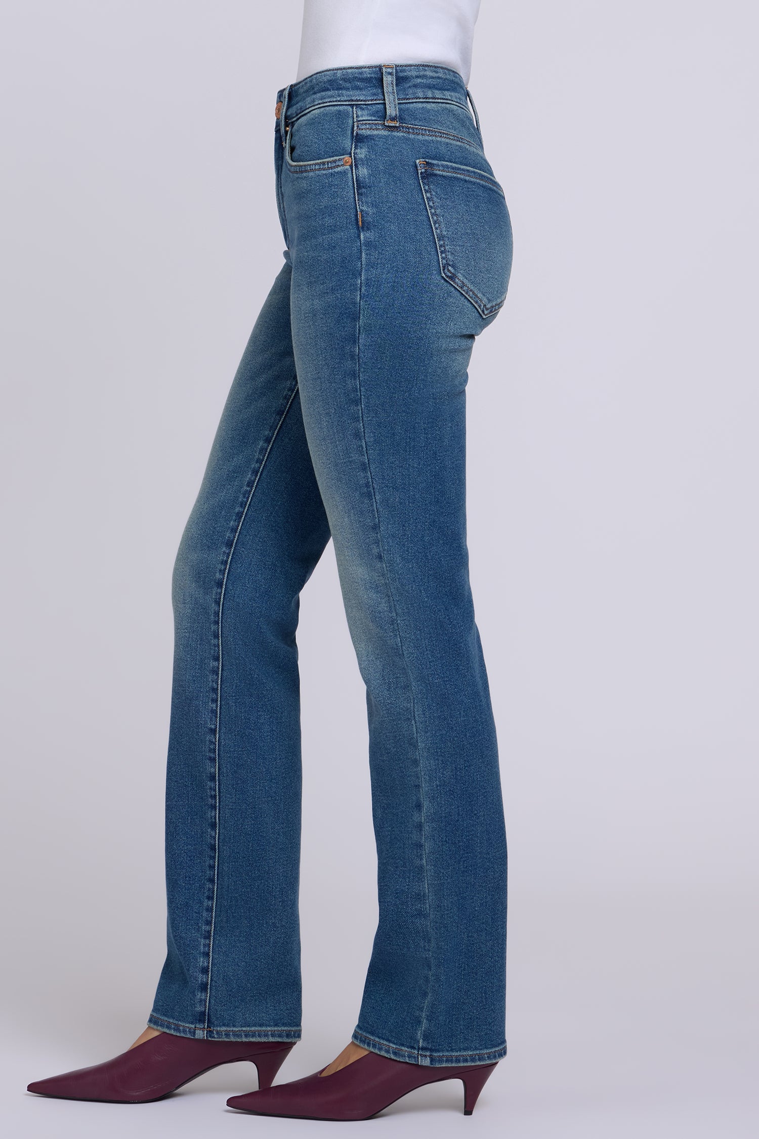 NYDJ Marilyn Straight Jeans  - Bluebells