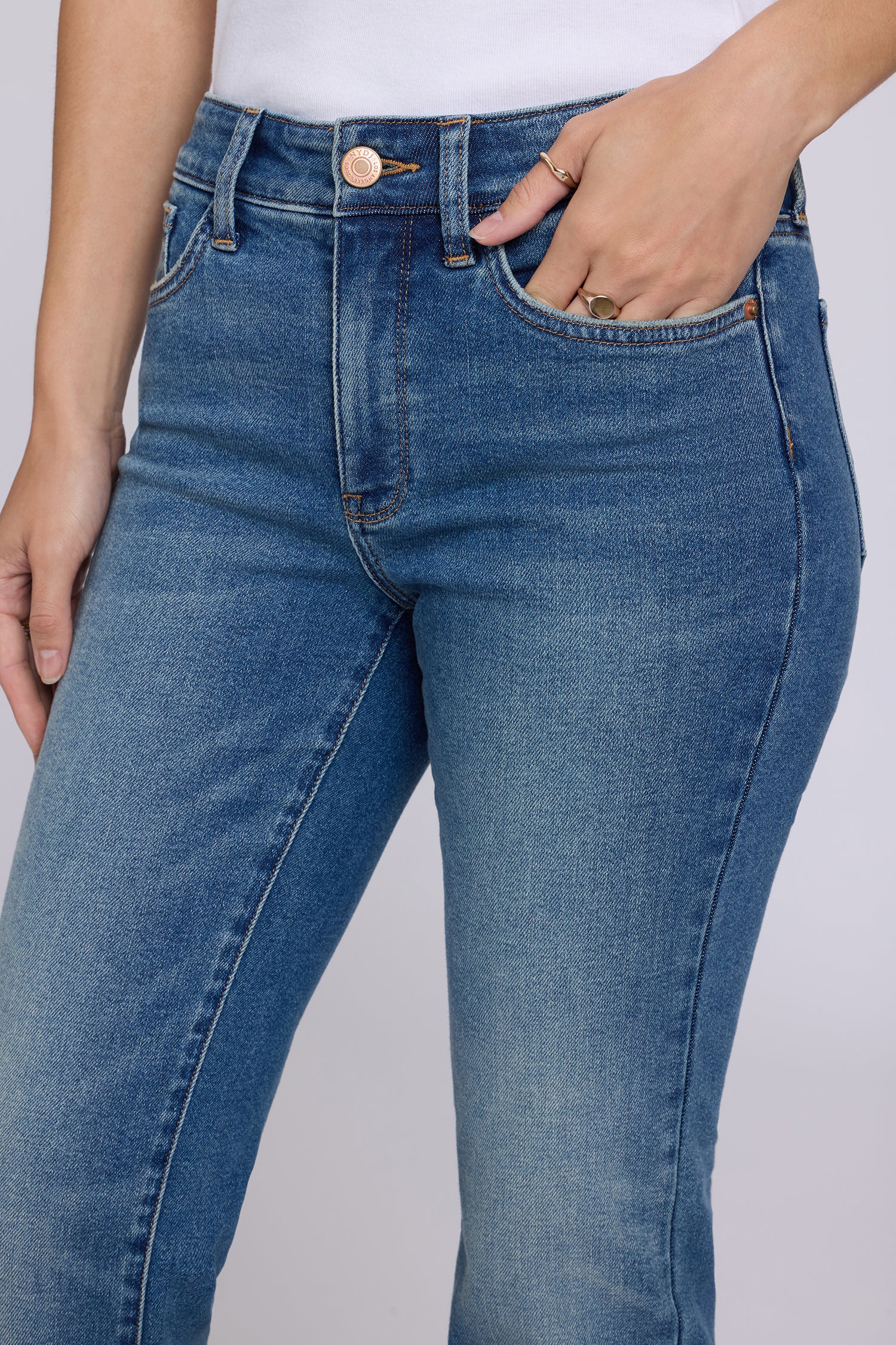 NYDJ Marilyn Straight Jeans  - Bluebells