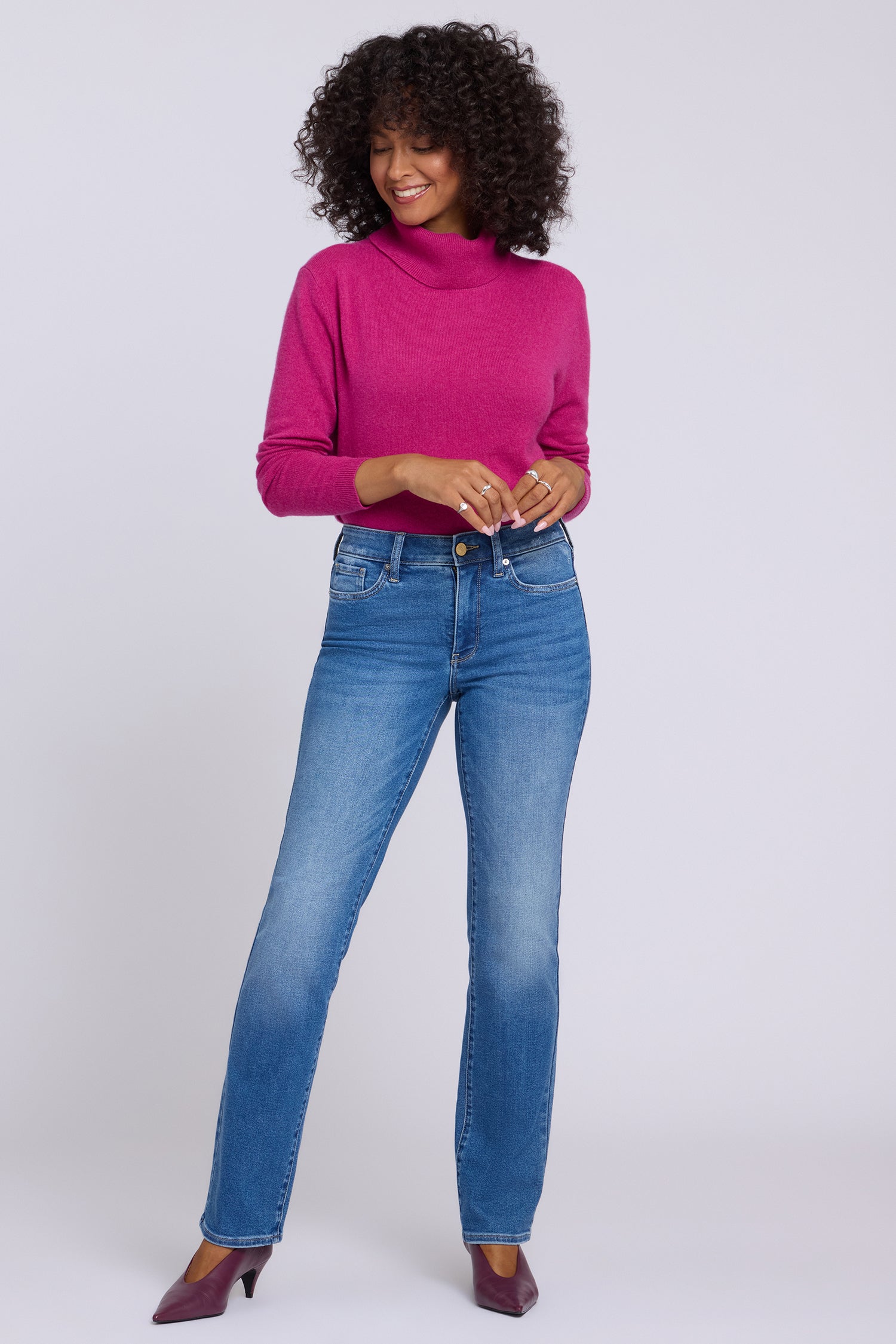 NYDJ Marilyn Straight Jeans  - Phlox