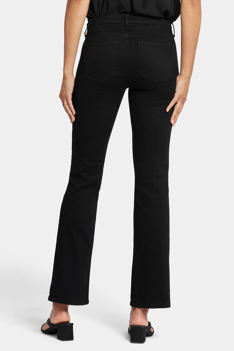 NYDJ Barbara Bootcut Jeans In Short Inseam  - Black