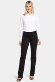 NYDJ Marilyn Straight Jeans  - Black