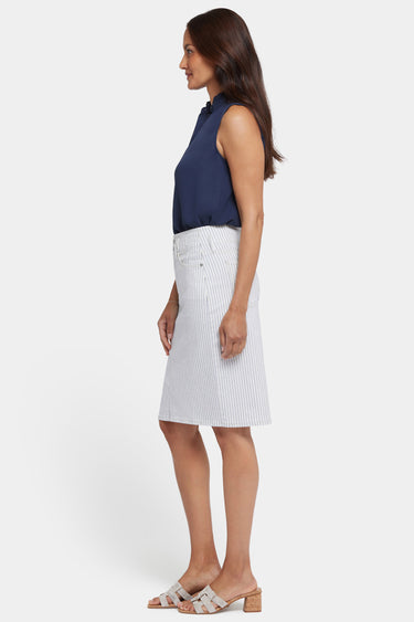 NYDJ High Waist Skirt  - Palencia Stripe