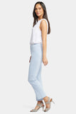 NYDJ Slim Trouser Ankle Pants  - Light Blue Heather