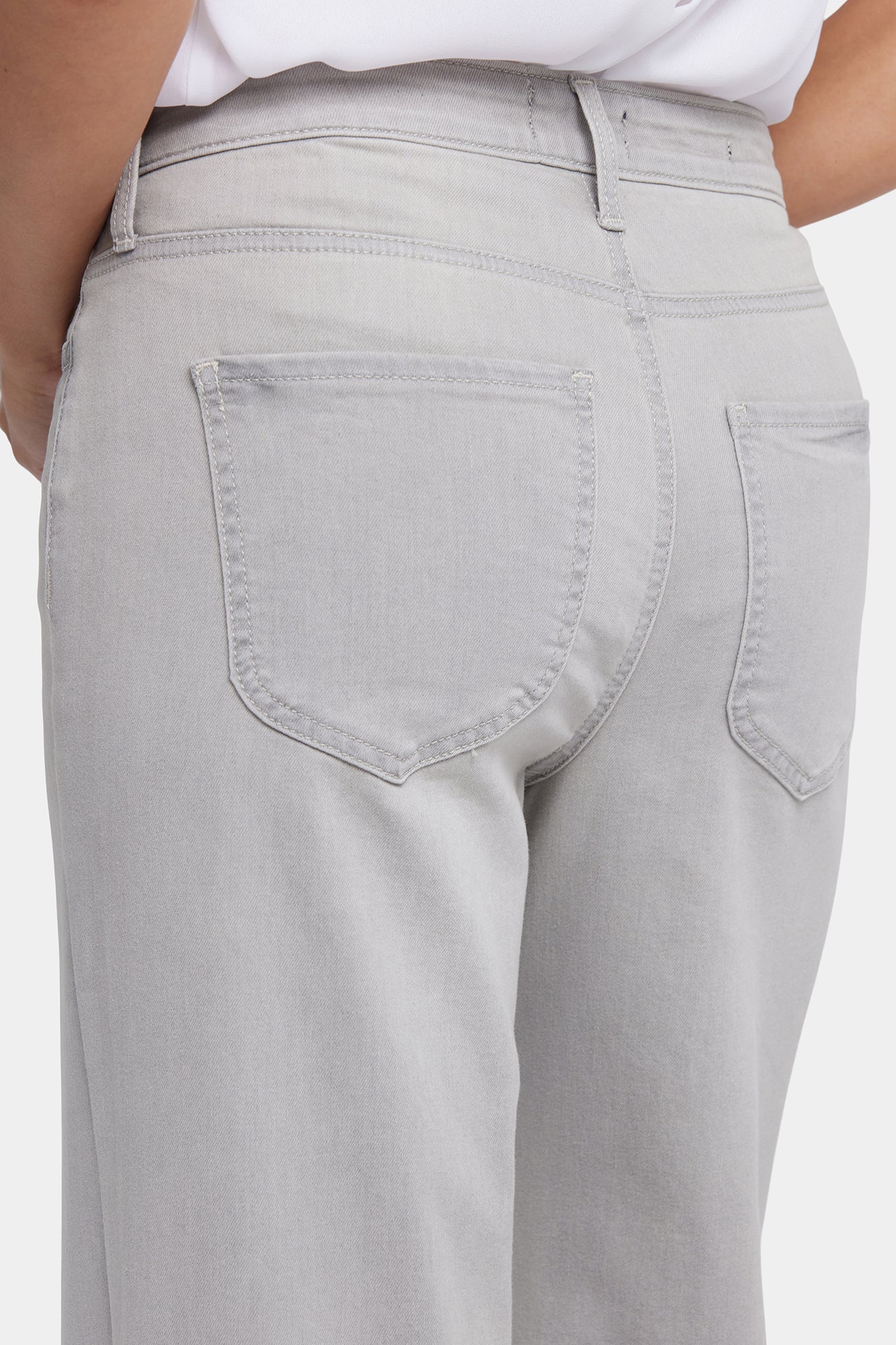 NYDJ Mia Palazzo Jeans With High Rise - Grenada Mist