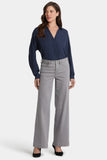 NYDJ Teresa Wide Leg Jeans With 1 1/2" Hems - Charisma