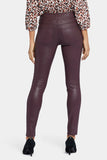 NYDJ Coated Ami Skinny Jeans  - Dark Cherry Coated