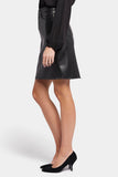 NYDJ Faux Leather 5 Pocket Skirt Sculpt-Her™ Collection - Black