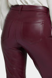 NYDJ Faux Leather Marilyn Straight Pants Sculpt-Her™ Collection - Tavern