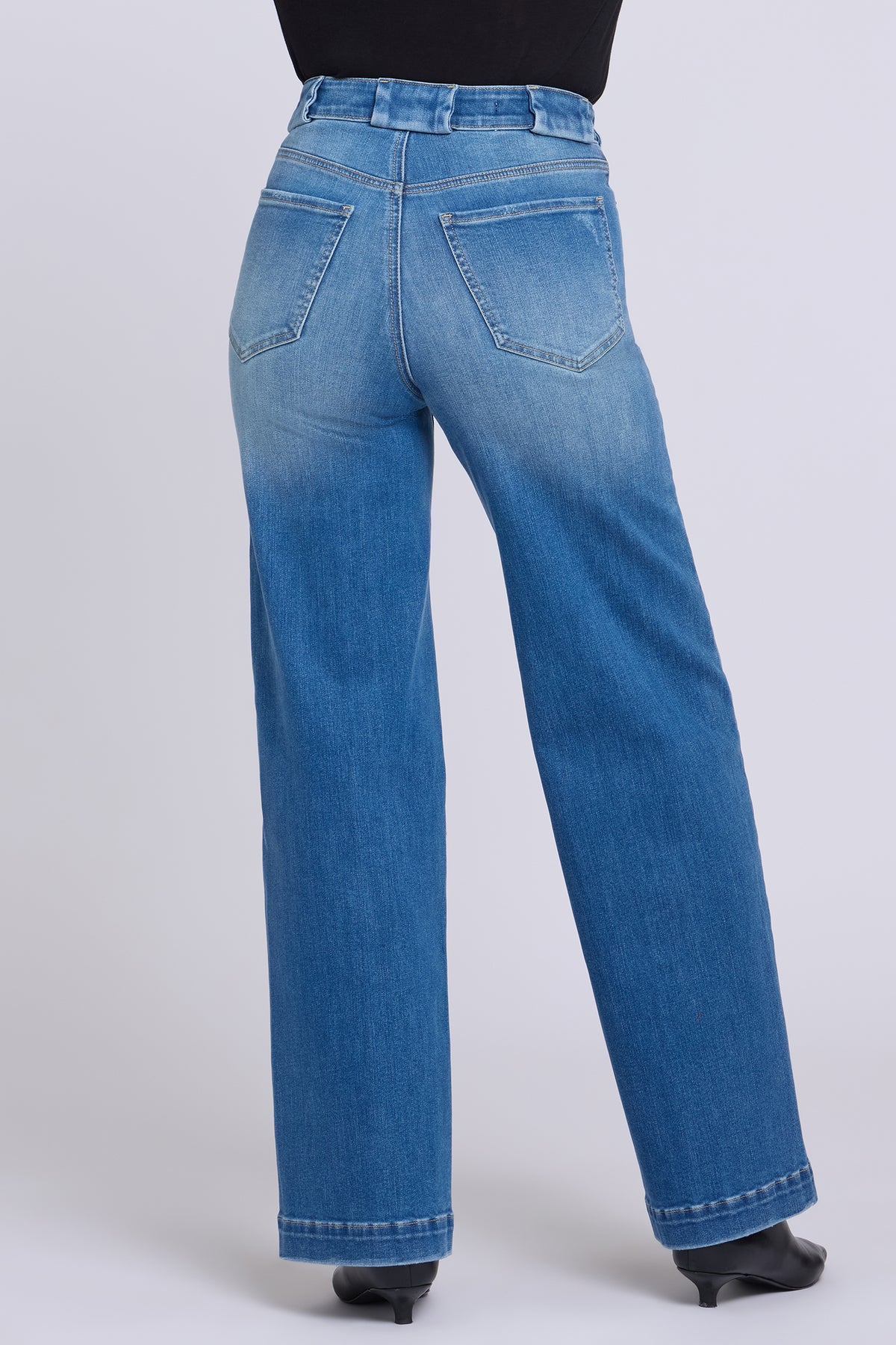 NYDJ Teresa Wide Leg Jeans In Shape Sense™ Denim With High Rise - Phlox