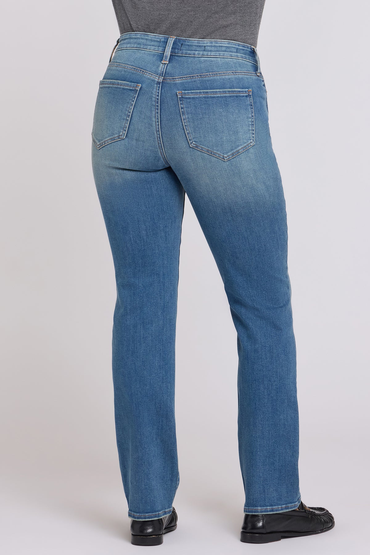NYDJ Marilyn Straight Jeans In Shape Sense™ Denim With High Rise And 31" Inseam - Phlox