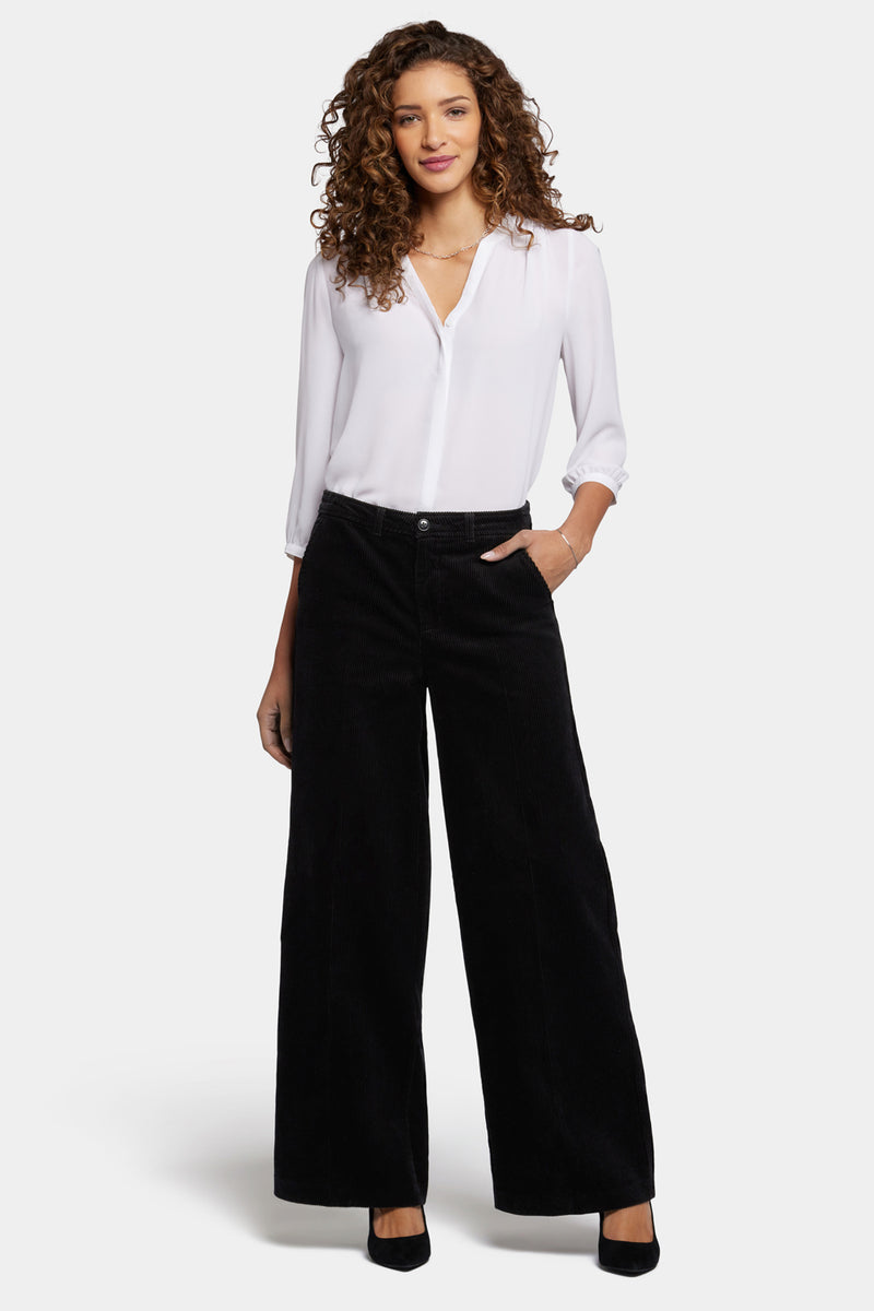 NYDJ Whitney Trouser Pants In Corduroy - Black