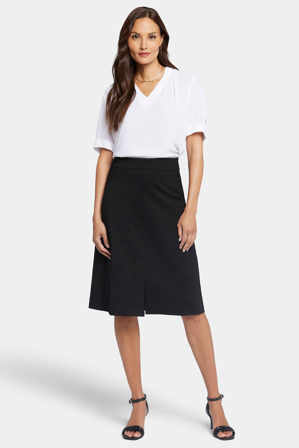 A-Line Skirt Sculpt-Her™ Collection - Black Black | NYDJ