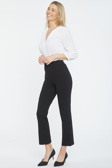 NYDJ Pull-On Straight Crop Pants Sculpt-Her™ Collection - Black