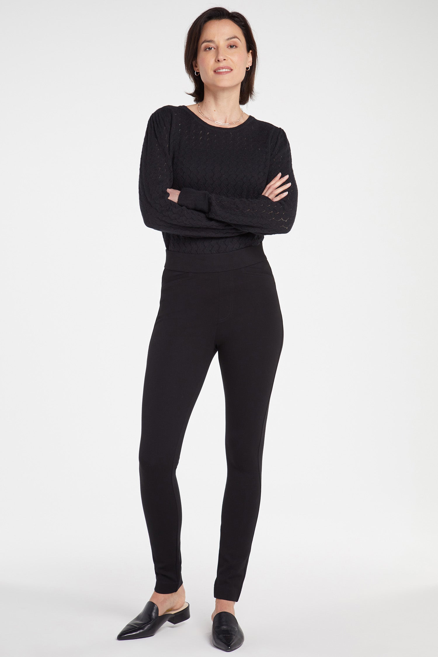 Pull-On Legging Pants Sculpt-Her™ Collection - Black Black | NYDJ