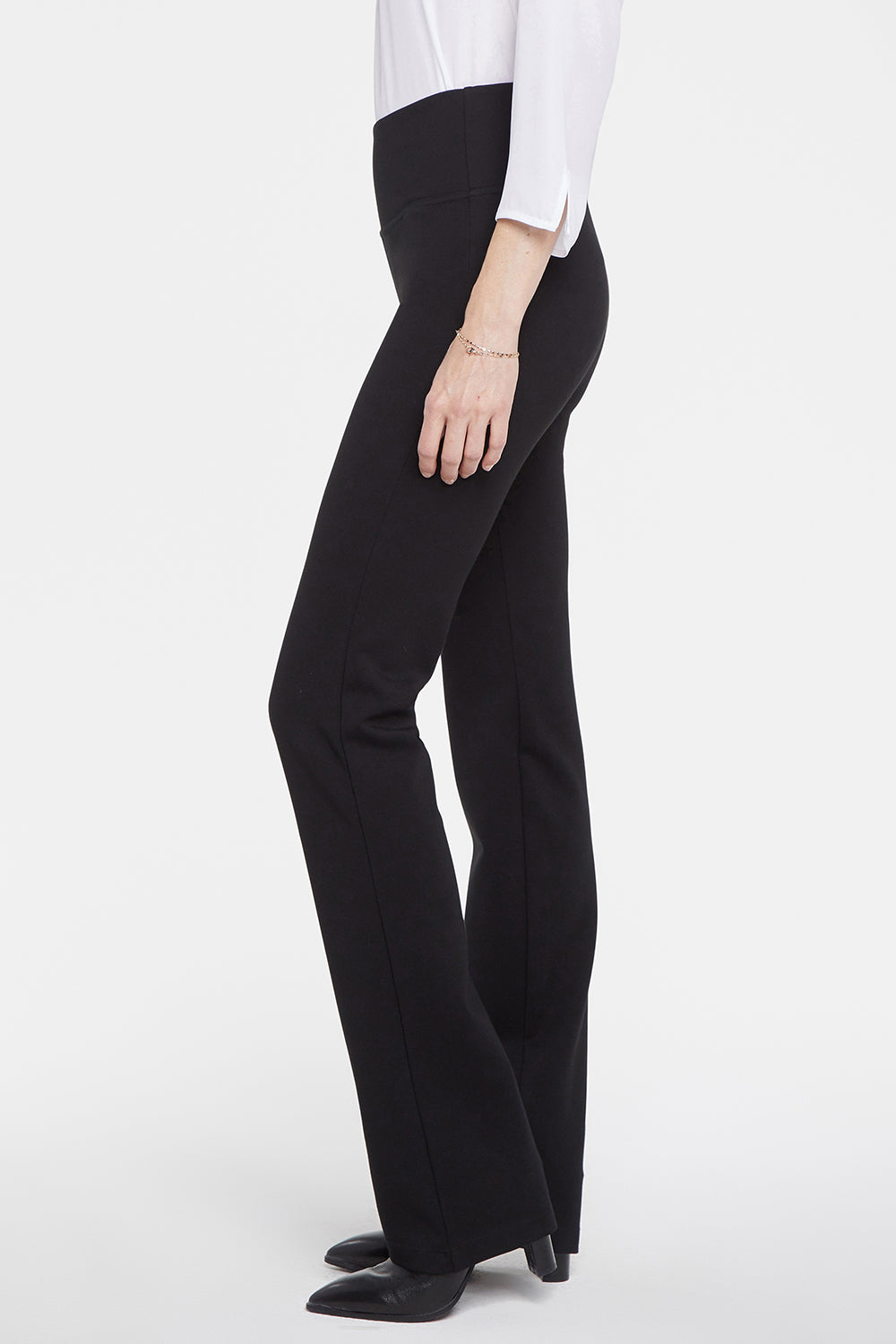 NYDJ Pull-On Straight Pants Sculpt-Her™ Collection - Black