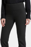 NYDJ Pull-On Straight Pants Sculpt-Her™ Collection - Charcoal Heathered