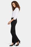 NYDJ Pull-On Flared Trouser Pants Sculpt-Her™ Collection - Black