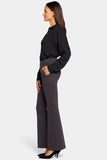 NYDJ Pull-On Flared Trouser Pants Sculpt-Her™ Collection - Cordovan