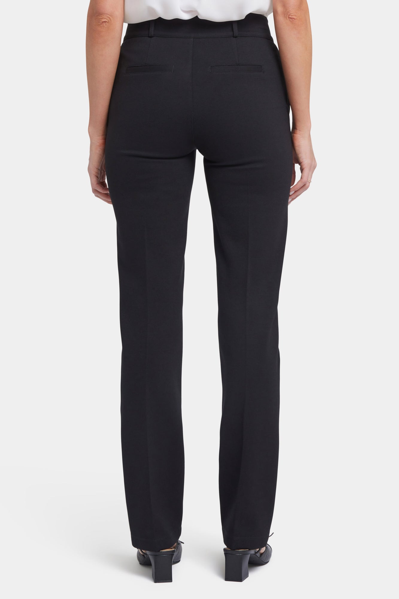 Nydj Black Trouser Pants Women's Nydj Womens Petite Ponte