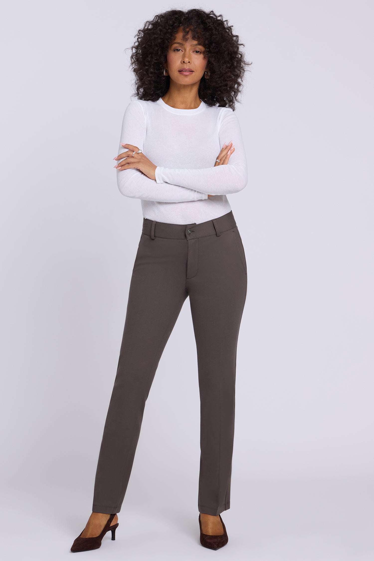 NYDJ Classic Trouser Pants Sculpt-Her™ Collection - Falcon